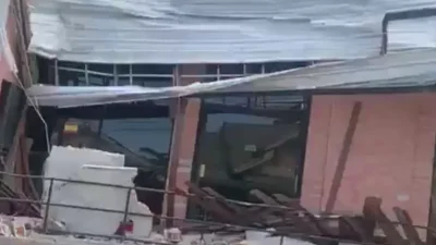 Kerusakan akibat gempa bumi Palu 16 Juni 2026. Foto AntoTBL/X